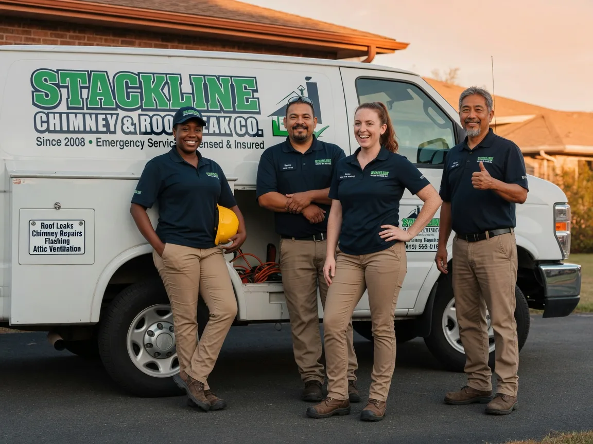 Chimney flashing repair company in Woodlake, CA